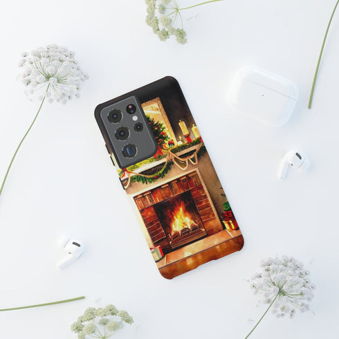 Warm Chirstmas Hearth - Impact Resistant Phone Case